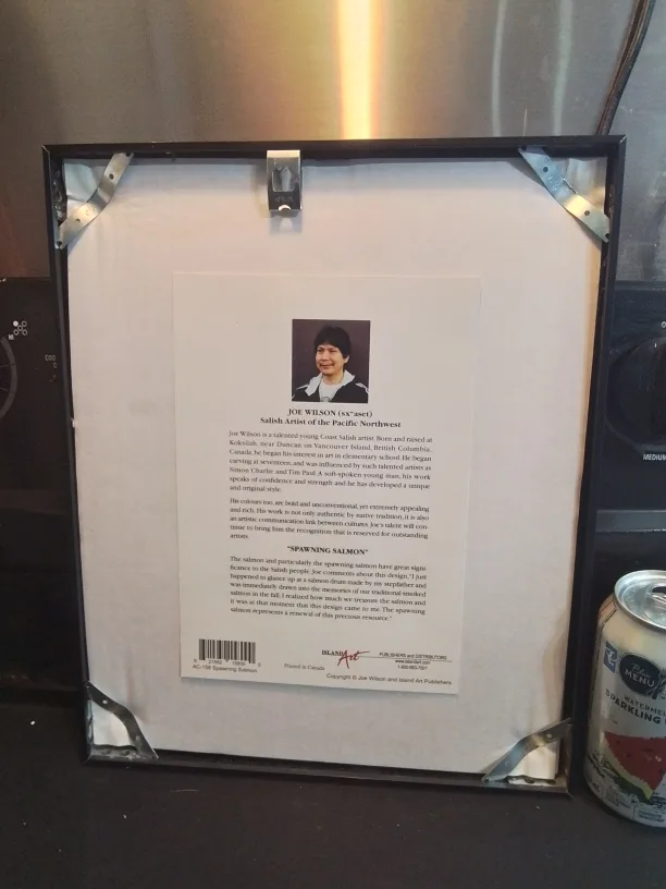 Joe Wilson Spawning Salmon Art Print💚 image indicator(7)