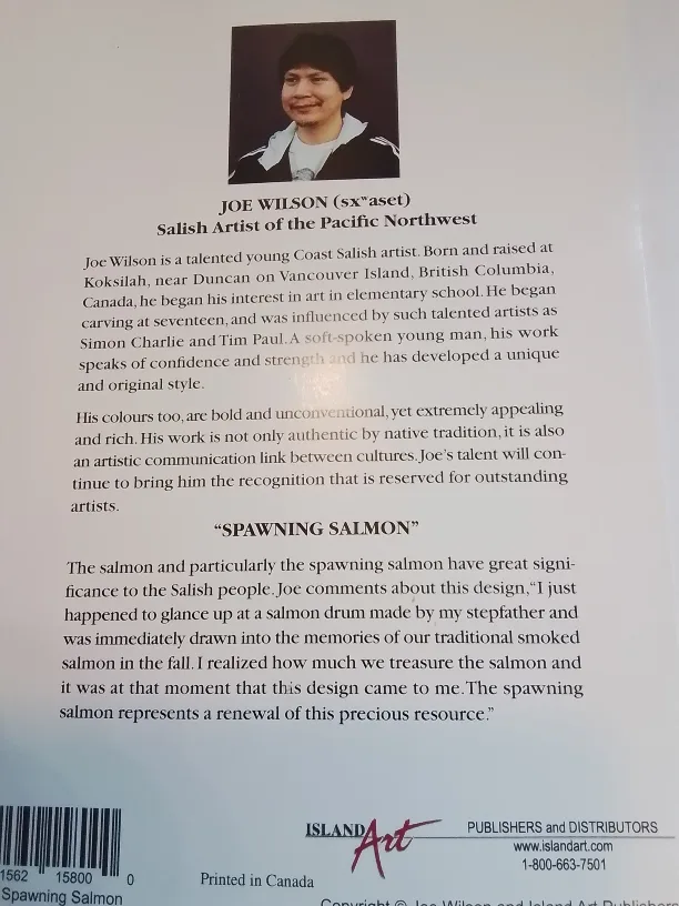 Joe Wilson Spawning Salmon Art Print💚 image indicator(8)