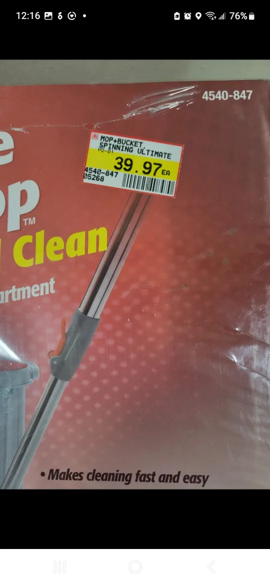 The Ultimate Spin mop with built-in splash guard image indicator(4)