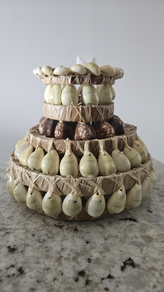 Seashell Decorative Tabletop Piece, from the Pacific Islands