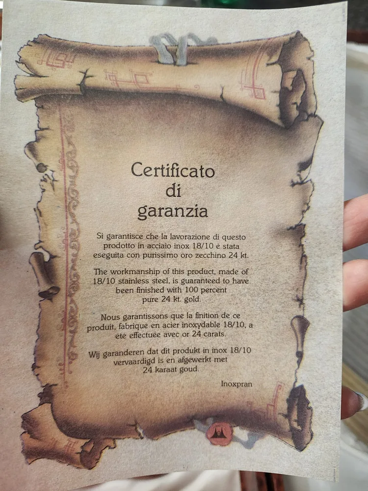 La Posateria 18/10 Stainless Steel Cutlery Set image indicator(3)