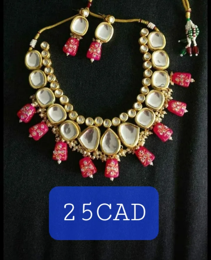 BRAND NEW Gorgeous Kundan Necklace Sets  💚 image indicator(3)