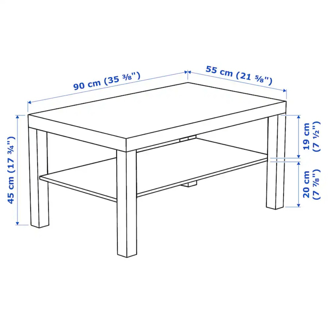 IKEA Lack Coffee Table - Dark Brown - photo 3