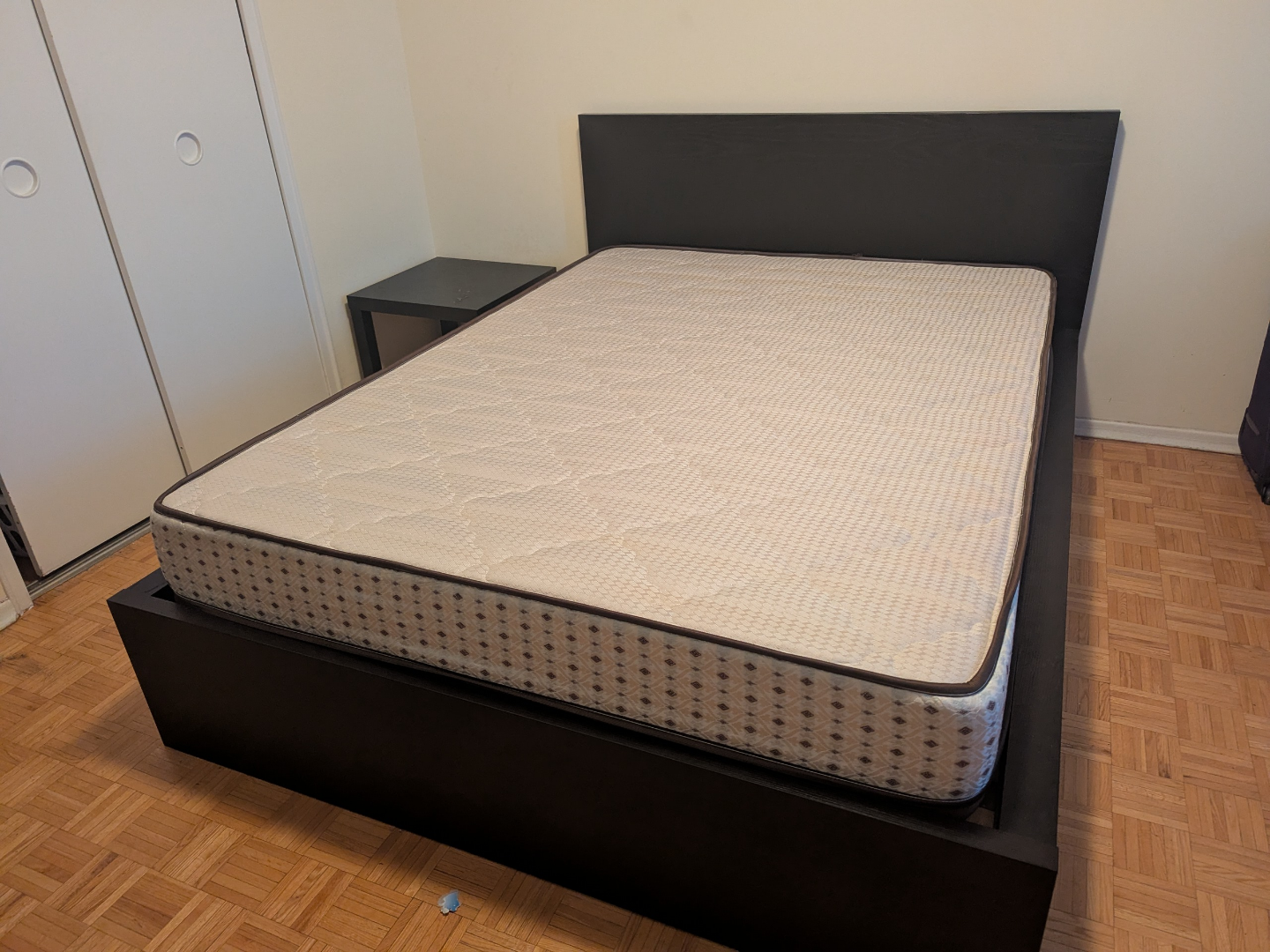 IKEA MALM Queen Size Bed Frame with Mattress