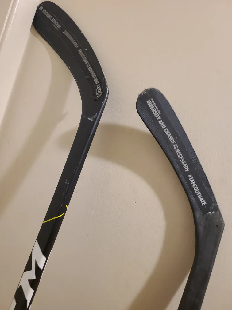 Two Used CCM Hockey Sticks image indicator(3)