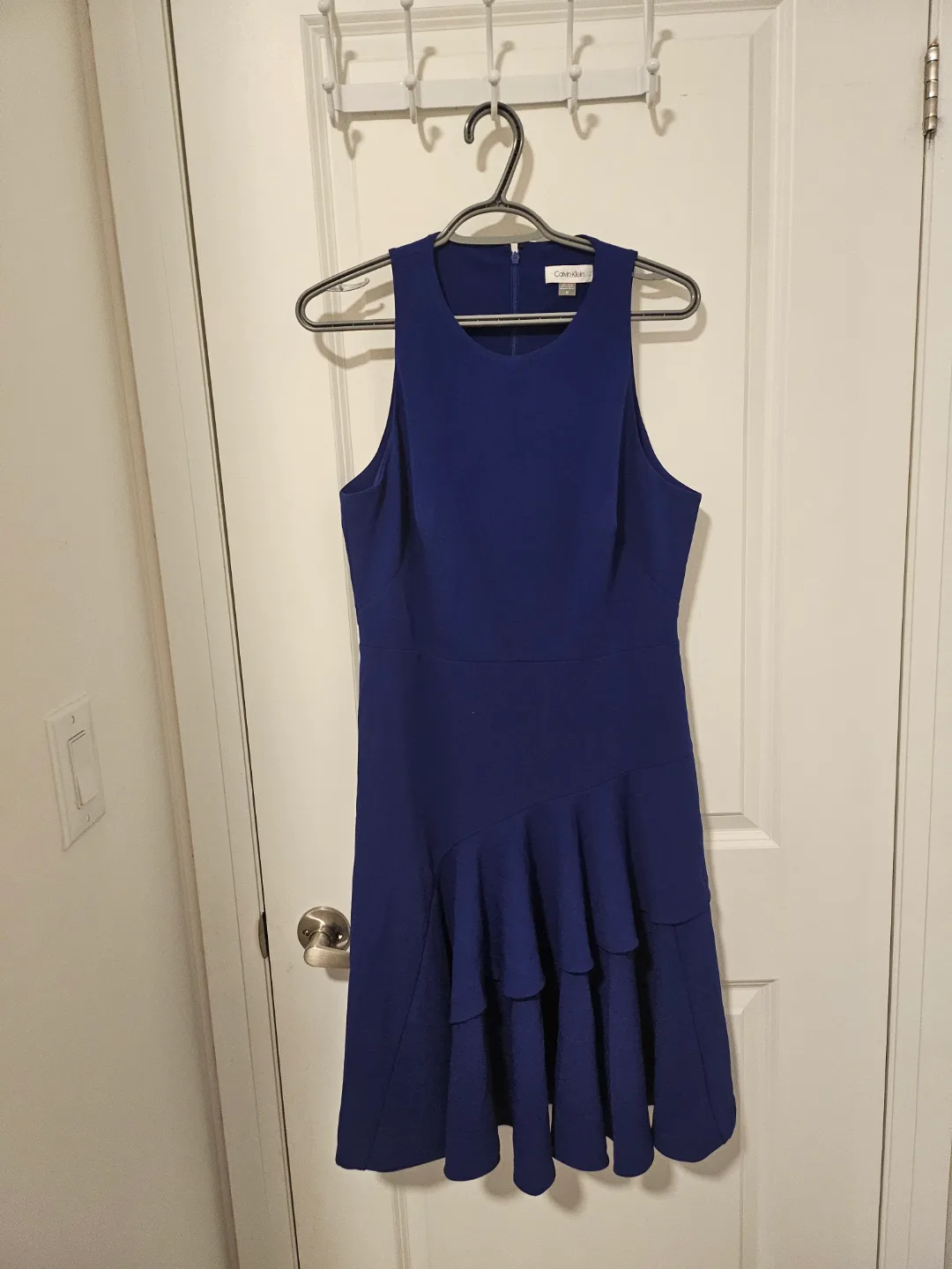 Calvin Klein Navy Blue Sleeveless Dress thumbnail