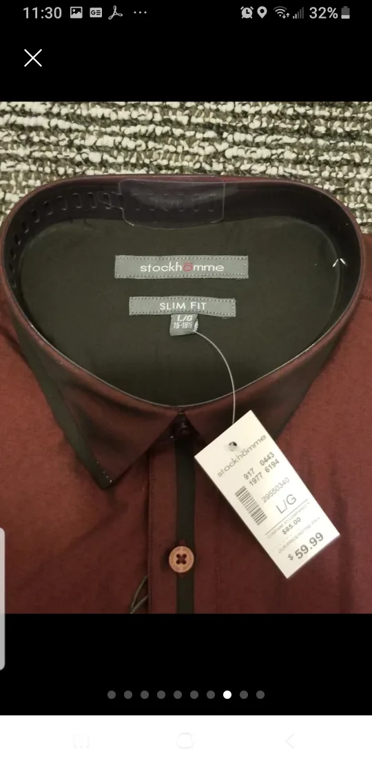 Good Brand Full Sleeve Dress Shirts, Large & Medium. Gift Idea image indicator(2)