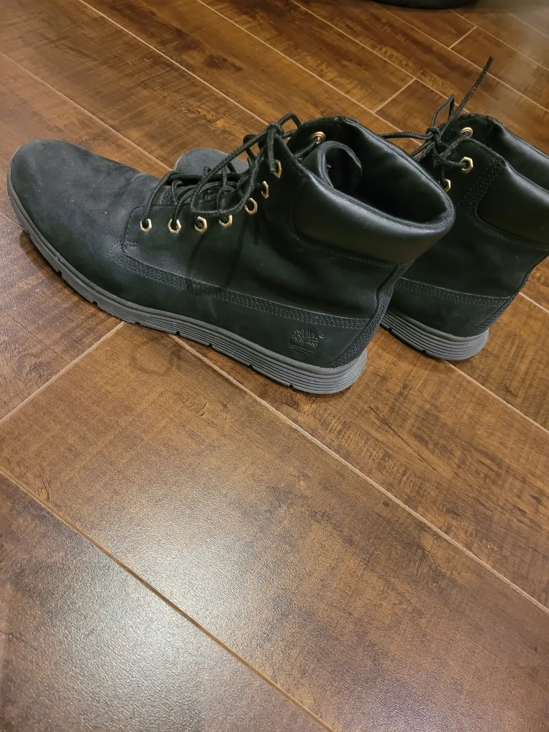 Timberland Black Suede Ankle Boots - Women's Size 7.5 image indicator(2)