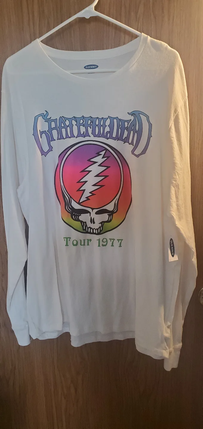 Grateful Dead 1977 Tour Long Sleeve Shirt - Size XL image indicator(2)