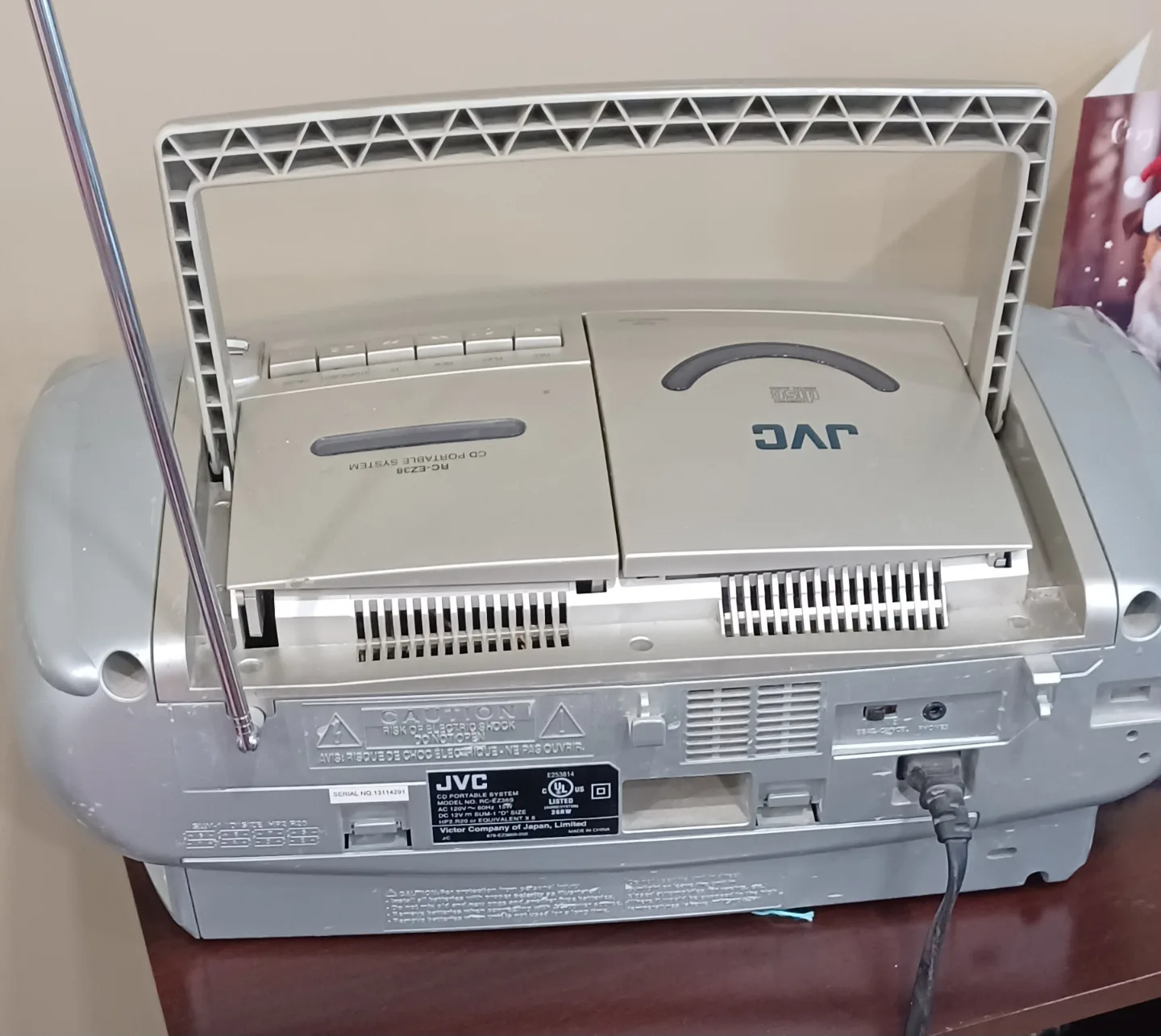 Vintage JVC RC-EZ28 CD Portable System Boombox image indicator(6)