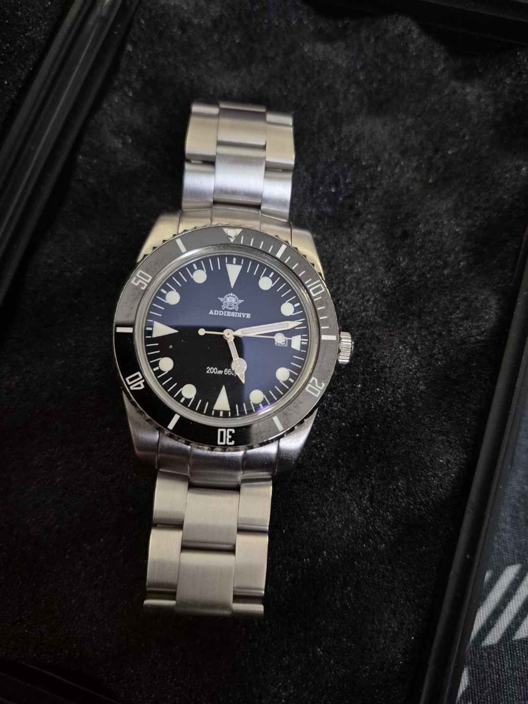 Addiesdive Men's 200m Quartz Dive Watch