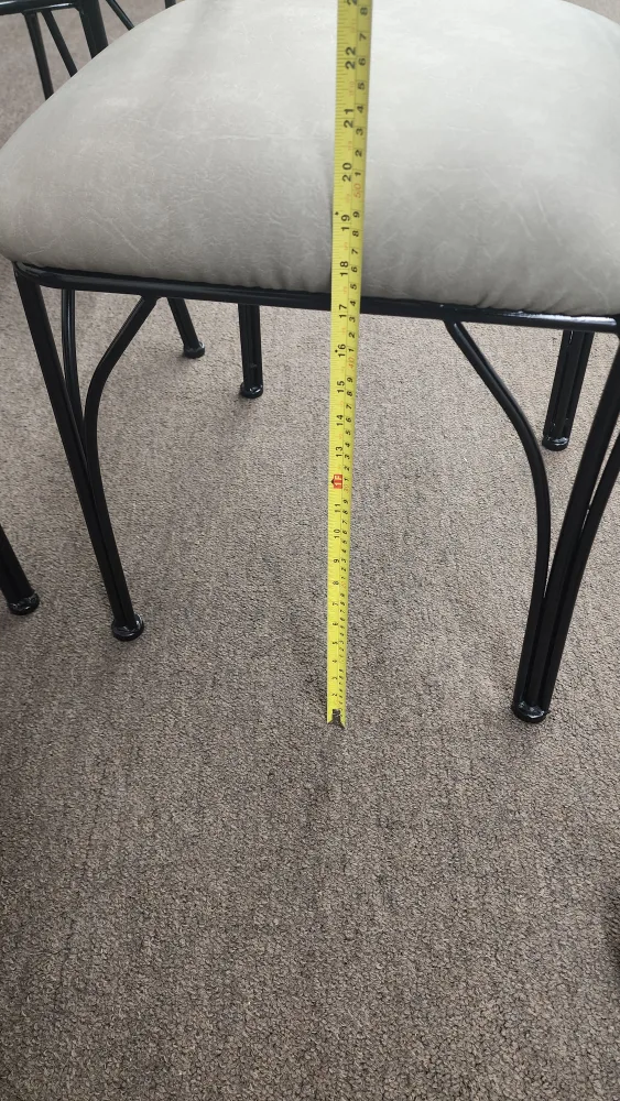 Glass-top dining table set with four chairs image indicator(6)