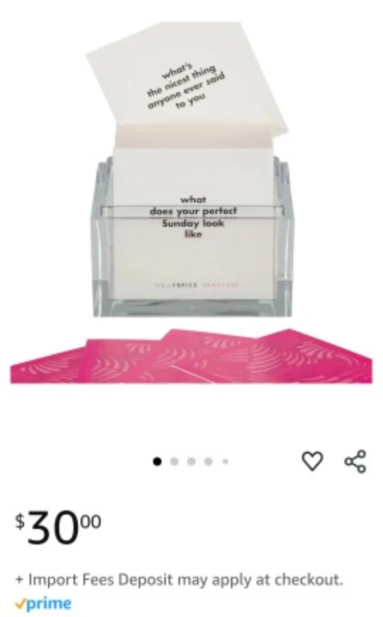 TableTopics Gourmet Edition Conversation Starter Cards 💚 image indicator(4)