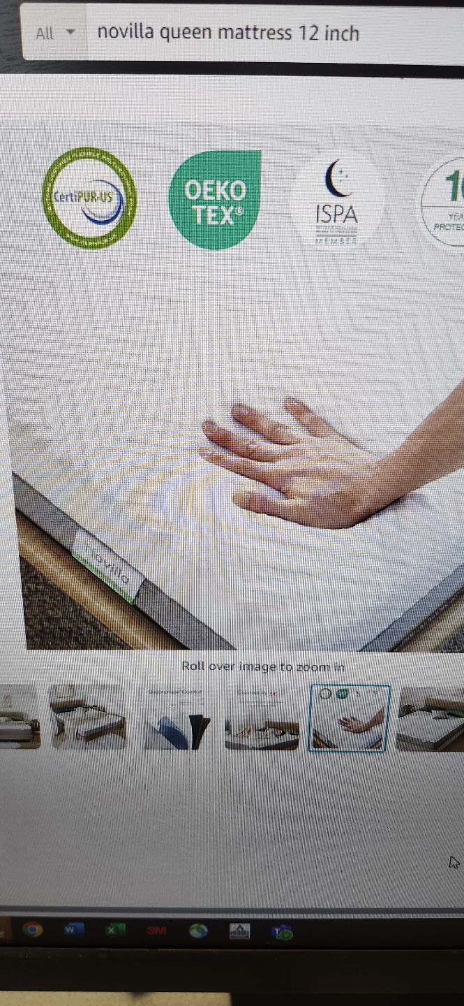 Novilla Queen 12 inch gel memory foam mattress - photo 2