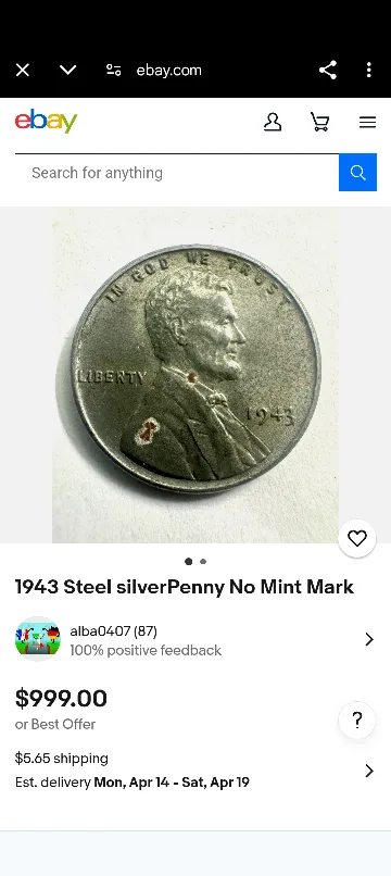 1943 Steel Penny image indicator(2)