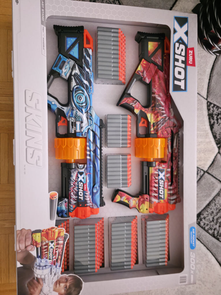 Zuru X-Shot Skins 2-Pack Blaster with 300 Darts - photo 4