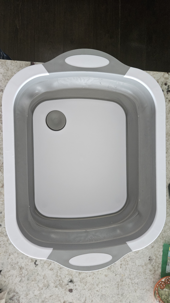 Collapsible Washing Basket with Cutting Board - photo 2