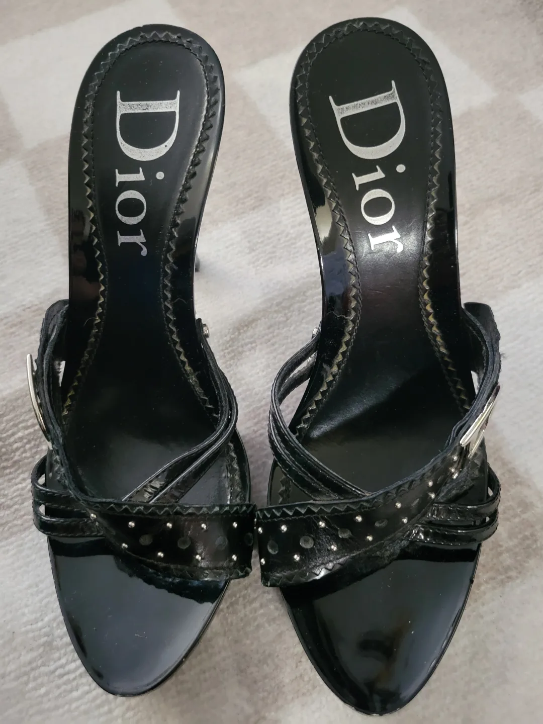 Dior Black Patent Leather Heels image indicator(2)