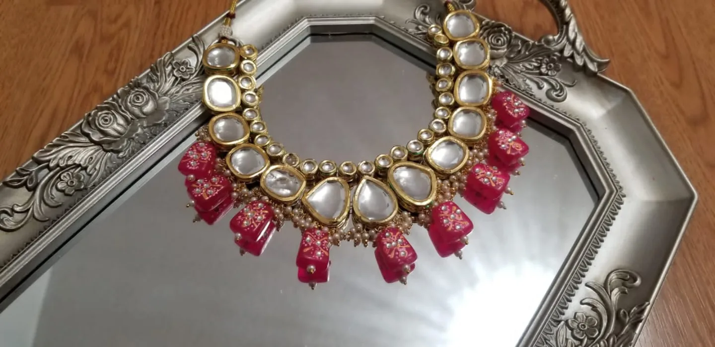 BRAND NEW Gorgeous Kundan Necklace Sets  💚 image indicator(8)