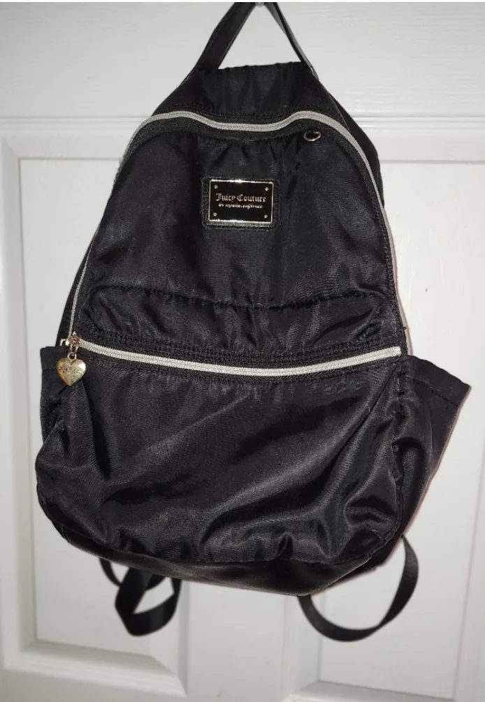 Juicy Couture Black Backpack #freecycle 🇨🇦 thumbnail