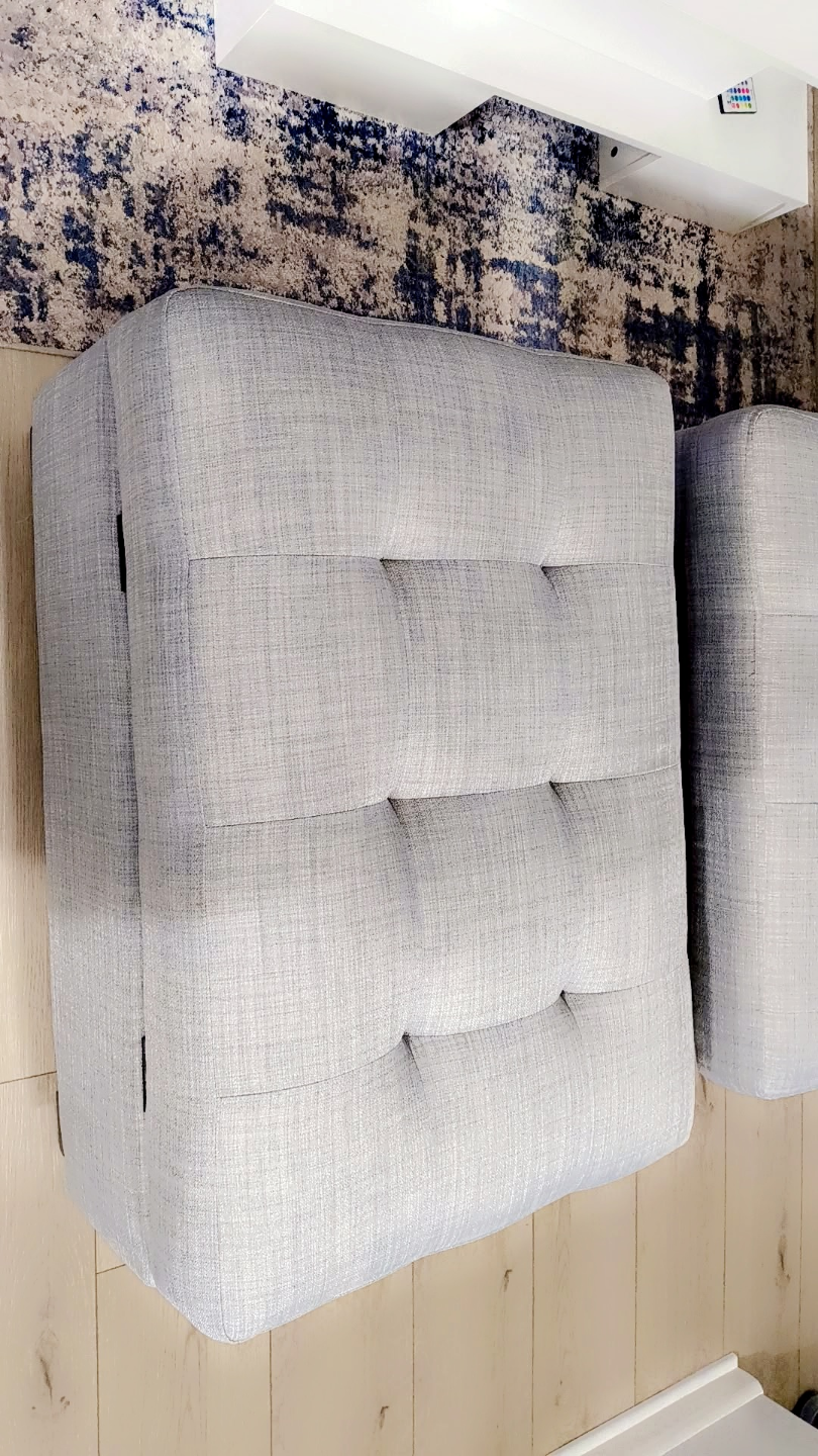 Gray Sectional Sofa with Storage Ottoman - photo 2