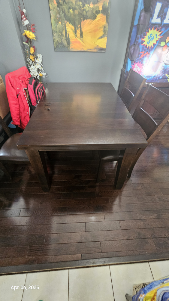 Dining table and chairs - Don't miss this