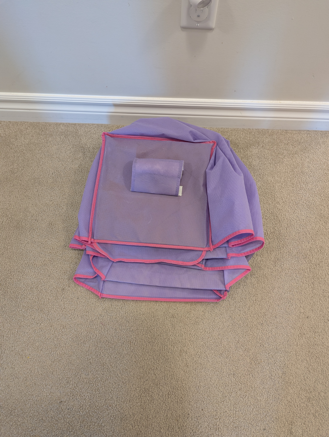 Purple Hanging Closet Organizer with 5 Shelves - photo 3