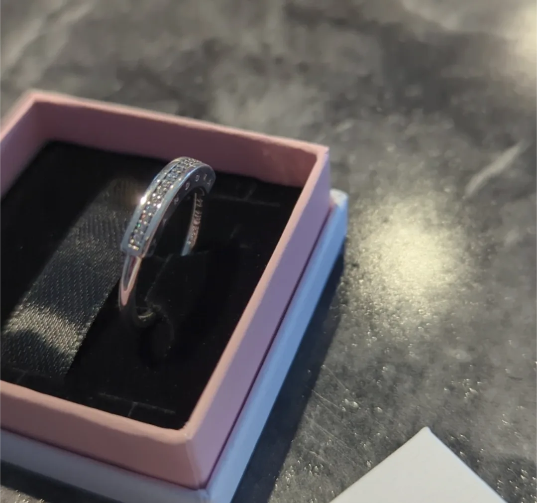 Pandora Silver Ring Size 7 brand new image indicator(7)