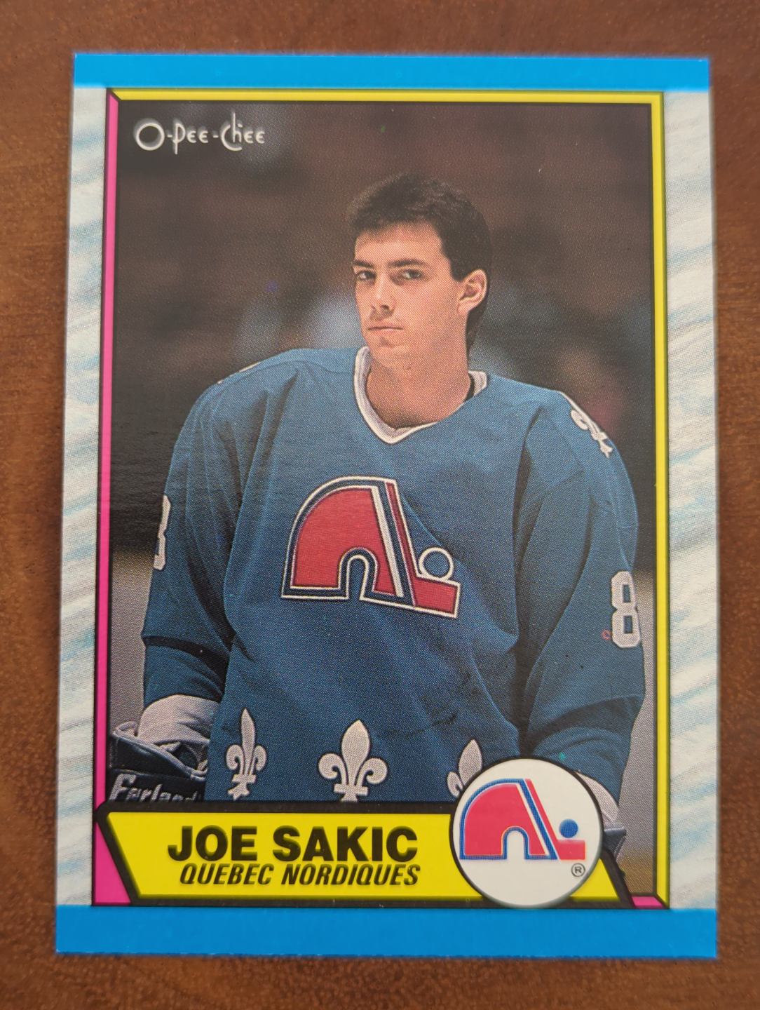 1989 O-Pee-Chee Joe Sakic Quebec Nordiques Card