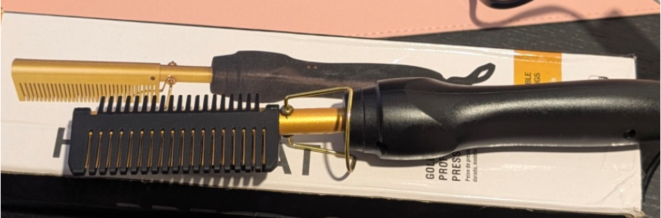 Hot comb and Mini Hair Straightener/Flat-iron - photo 2