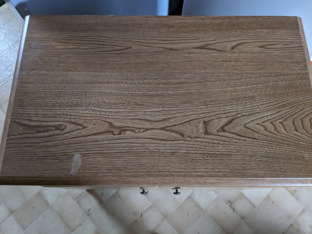 Oak Wood Two-Door Storage Cabinet image indicator(5)