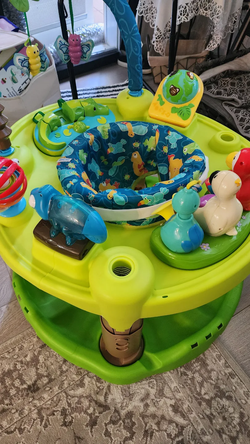 Evenflo ExerSaucer Tropical Rainforest Play Station image indicator(7)