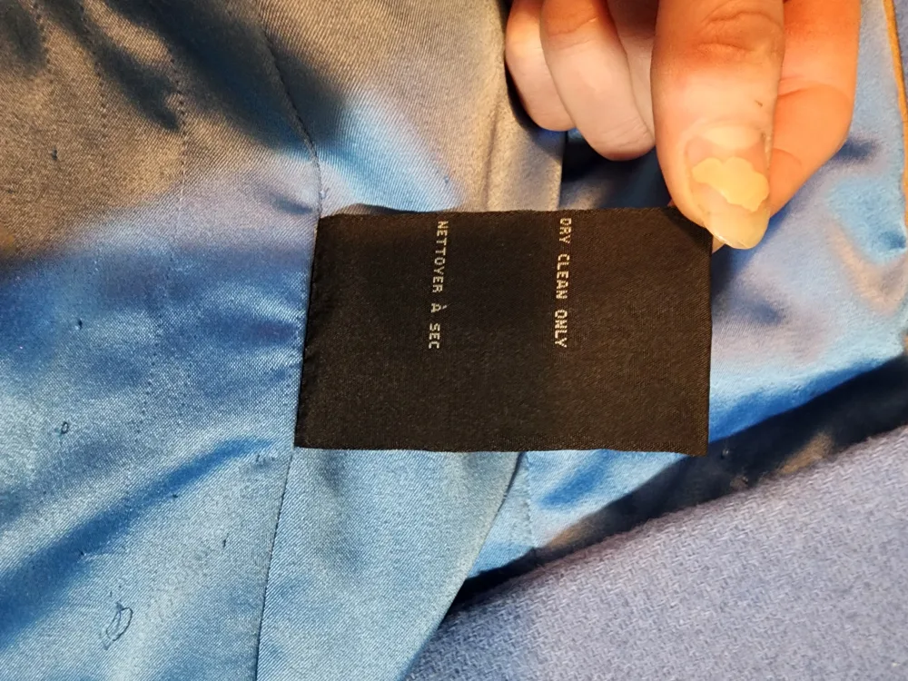1MADISON Blue Wool Coat image indicator(6)