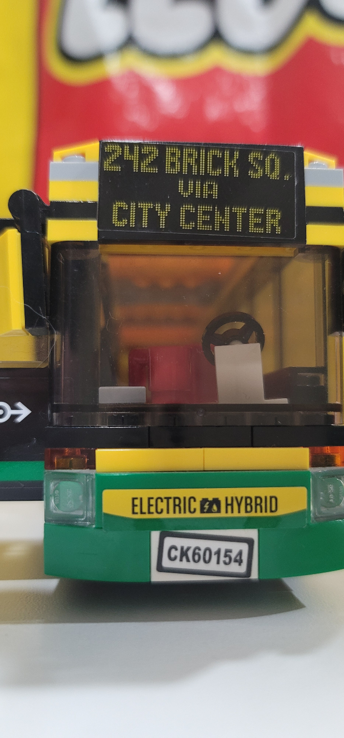 LEGO City Electric Hybrid Bus as is