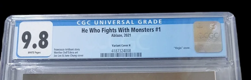 CGC 9.8 He Who Fights With Monsters  Ablaze Comic Book image indicator(4)