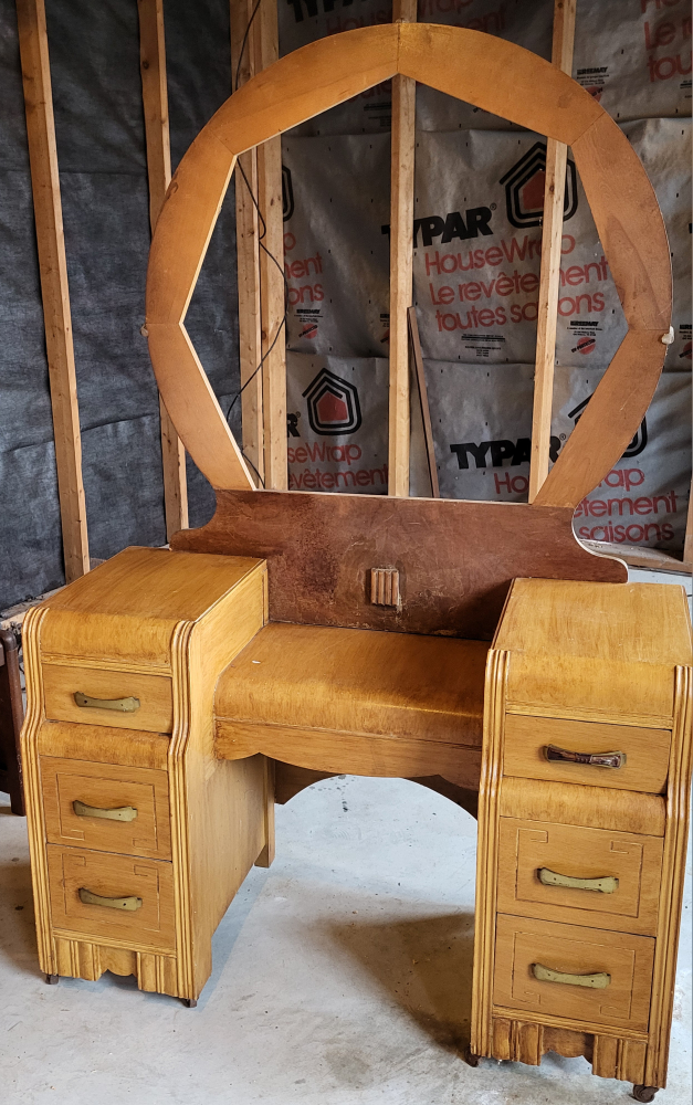 vanity dresser.