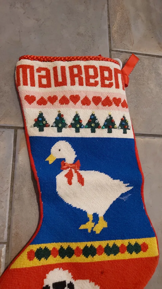 Needlepoint Christmas Stocking - Maureen image indicator(2)
