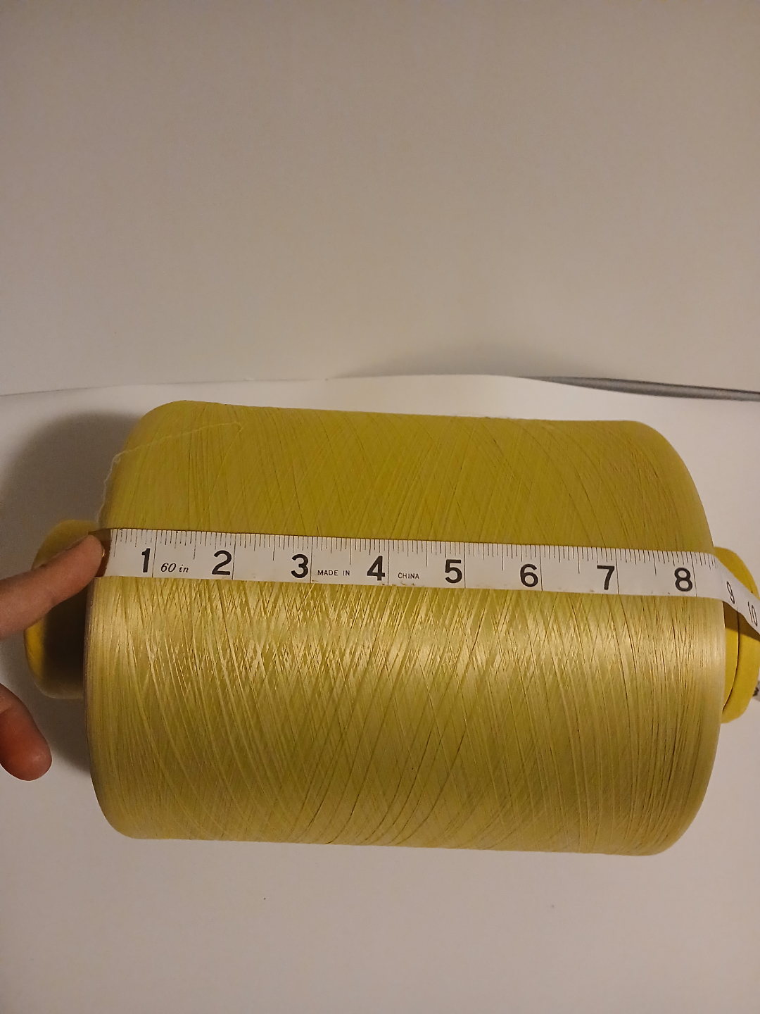 Large spool of yellow /gold thread/yarn - photo 3
