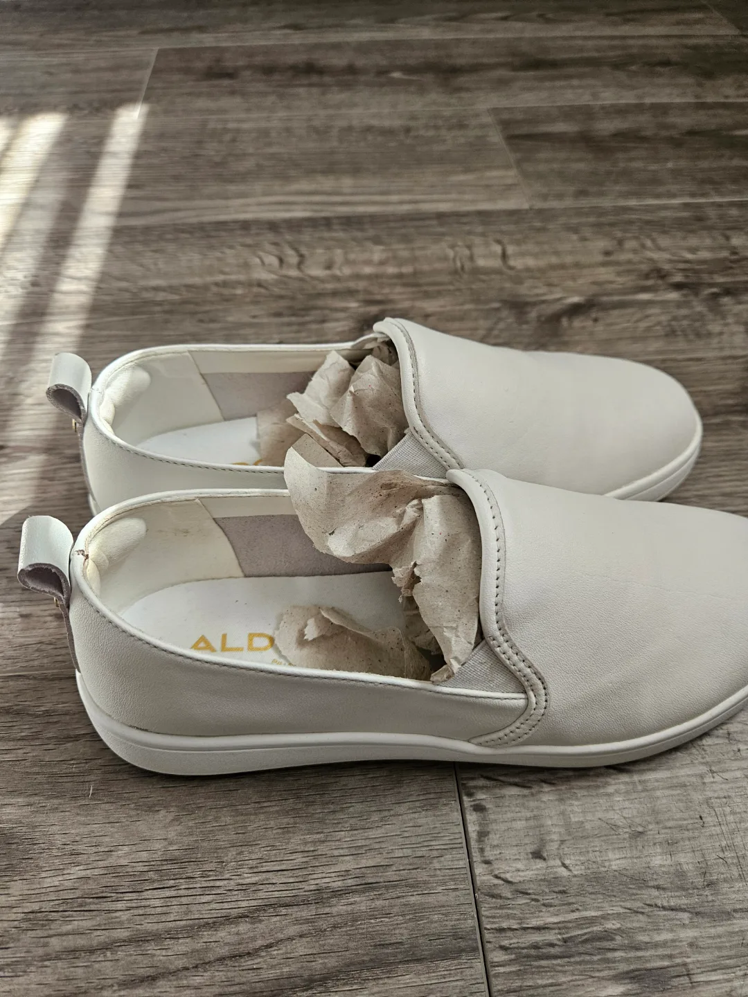 Women's White ALDO Slip-On Sneakers thumbnail