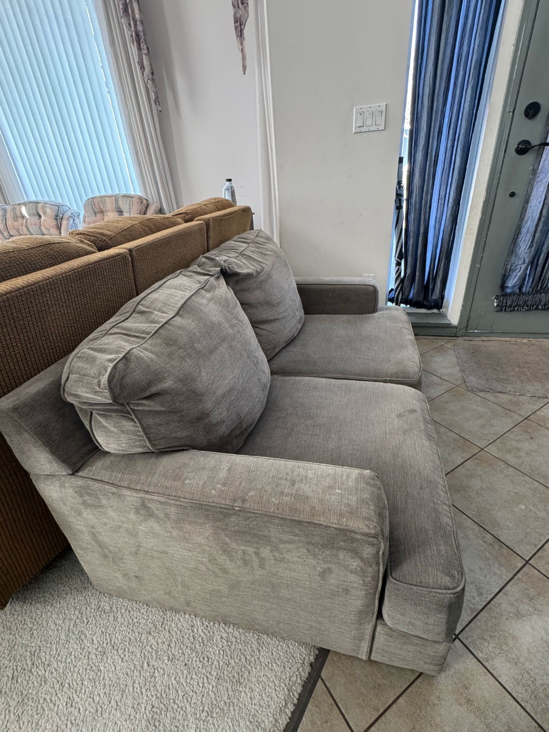 Grey Sofa and Loveseat Set - photo 4
