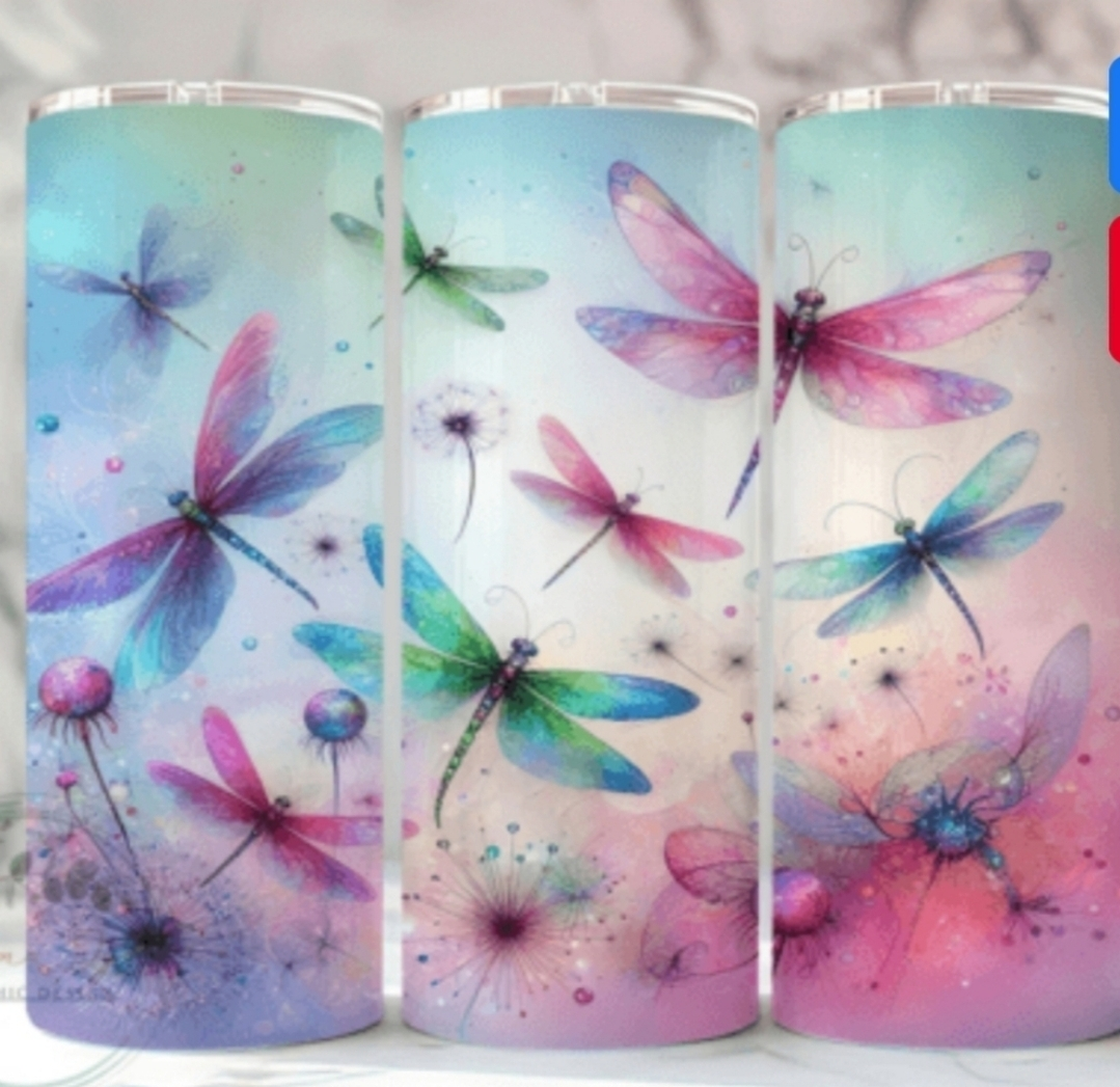 Dragonfly 20oz Skinny Tumbler