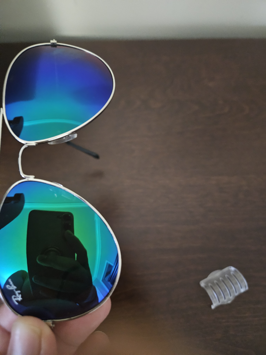 Ray-Ban Aviator Sunglasses - Blue Gradient Lenses