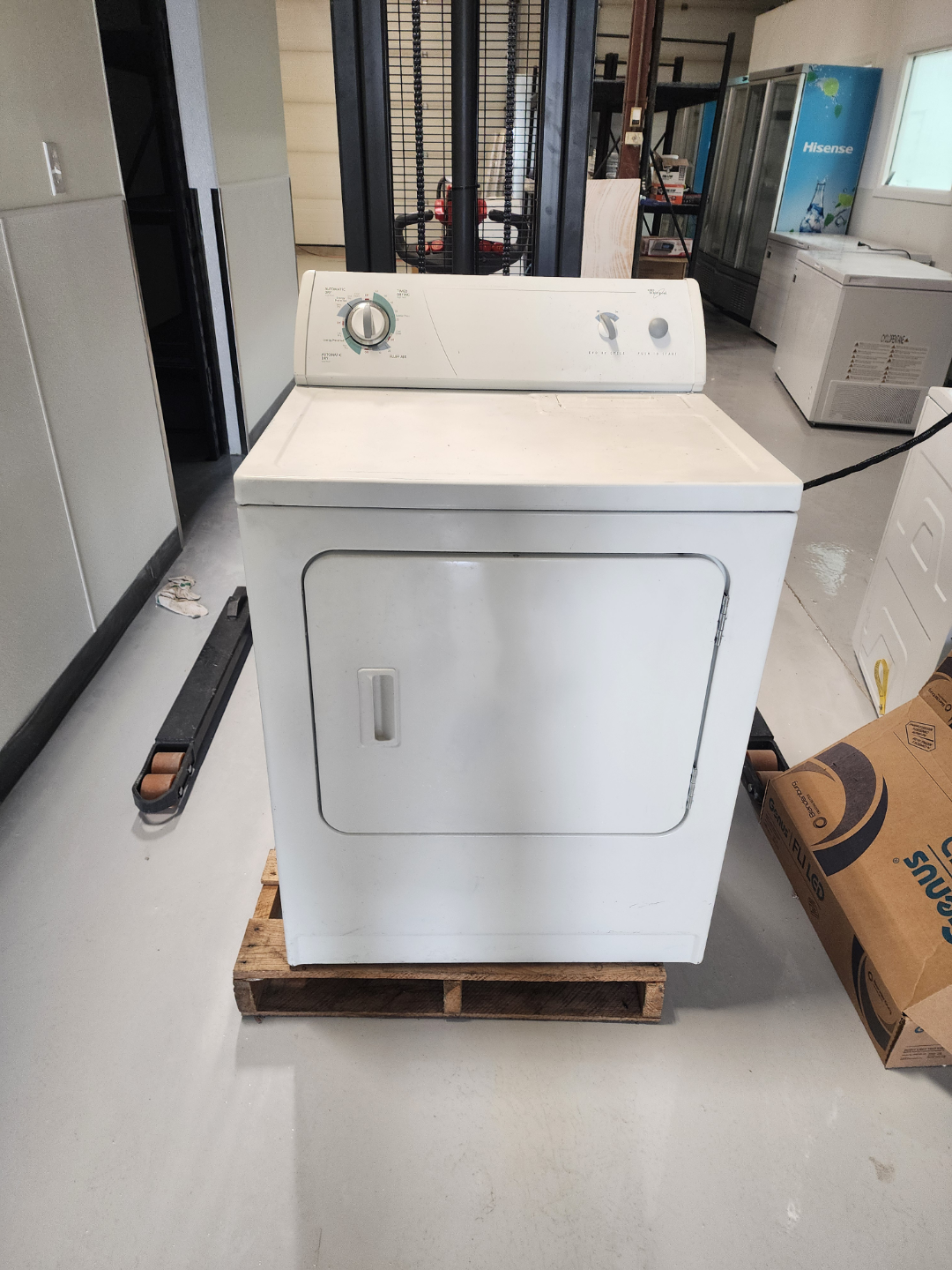 White Electric Dryer