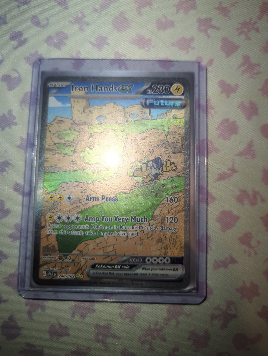 Pokemon Card - Iron Hands EX 248/182