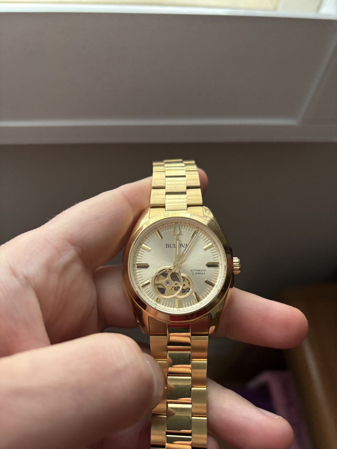 Bulova Automatic 21 Jewels Gold Watch - photo 3