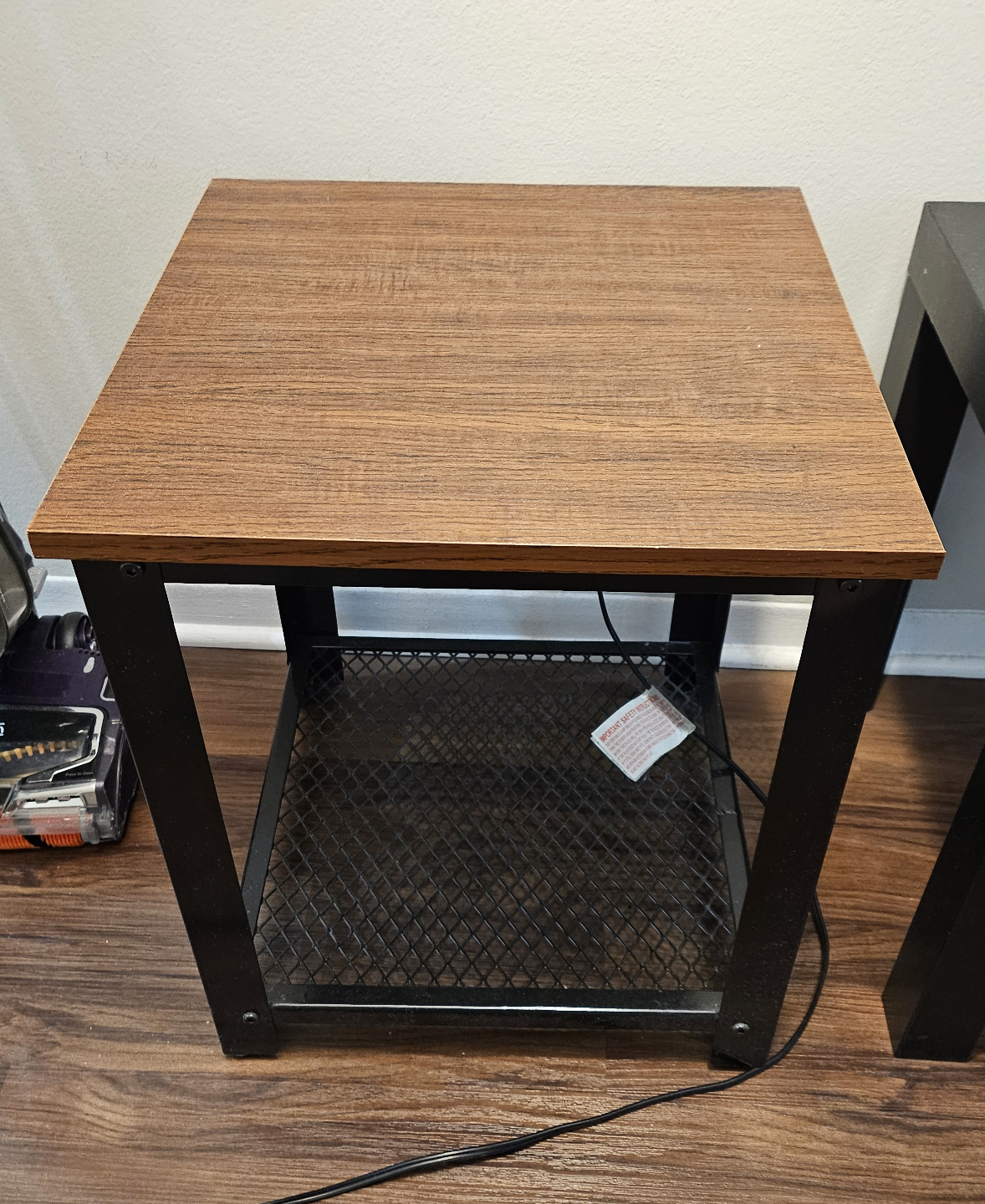 Brown side table