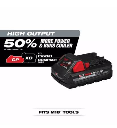 BNIB Milwaukee M18 RedLithium High Output Battery & Charger - photo 4