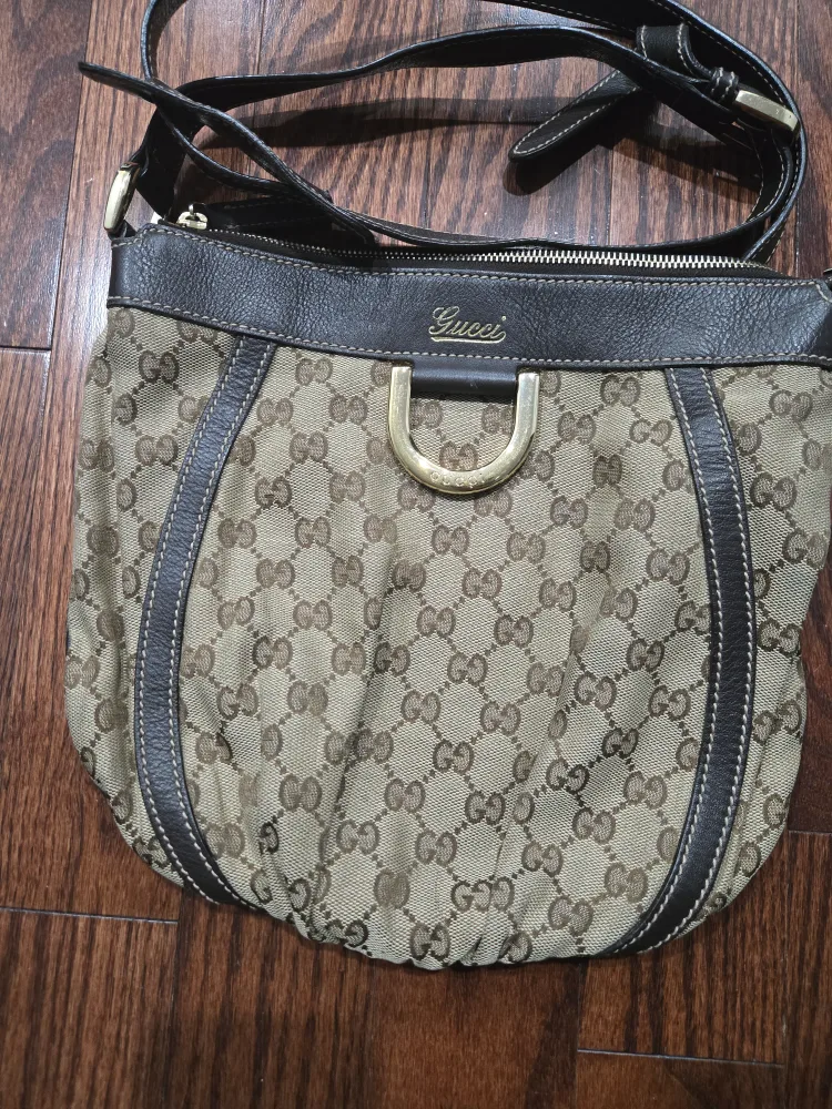 Vintage Gucci handbag and silk scarf image indicator(2)