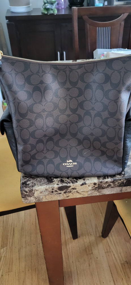 Coach Shoulder Bag Brown Signature Canvas - photo 5