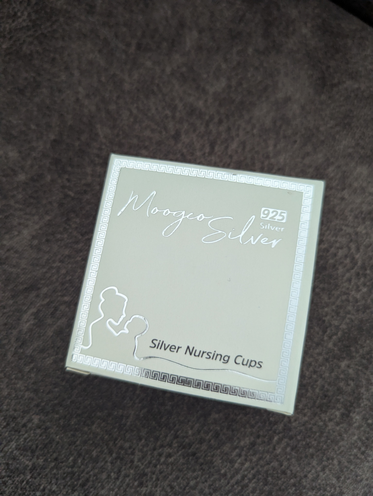 MOOGCO Silver Nursing Cups - Nipple Shields for Breastfeeding